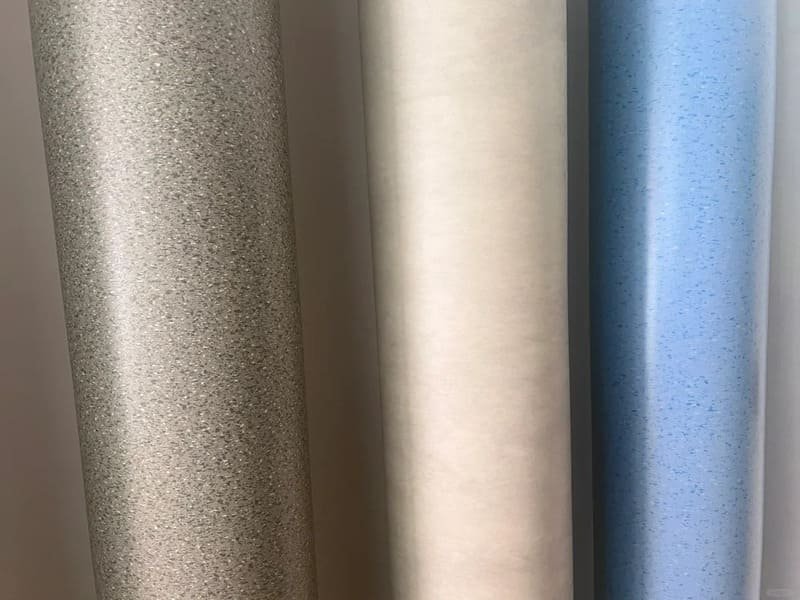 scratch repair process of homogeneous vinyl flooring